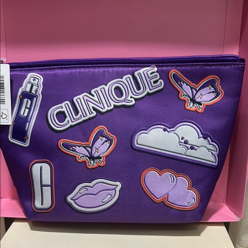 Clinique cosmetic bag